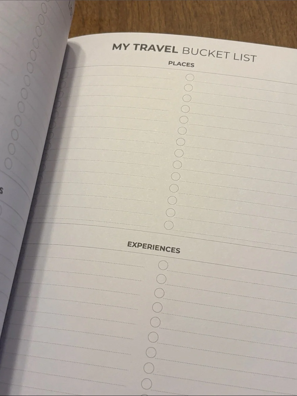 Teal Travel Planner Hardcover